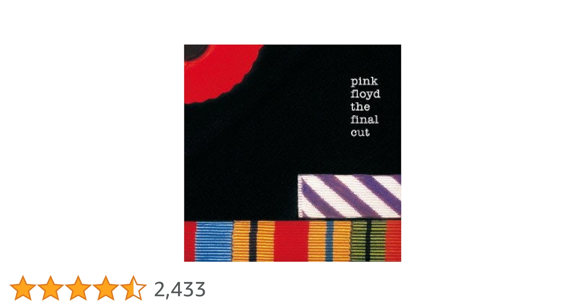 Pink Floyd The Final Cut UK(英)オリジナル LP The Final Cut – Sister Ray